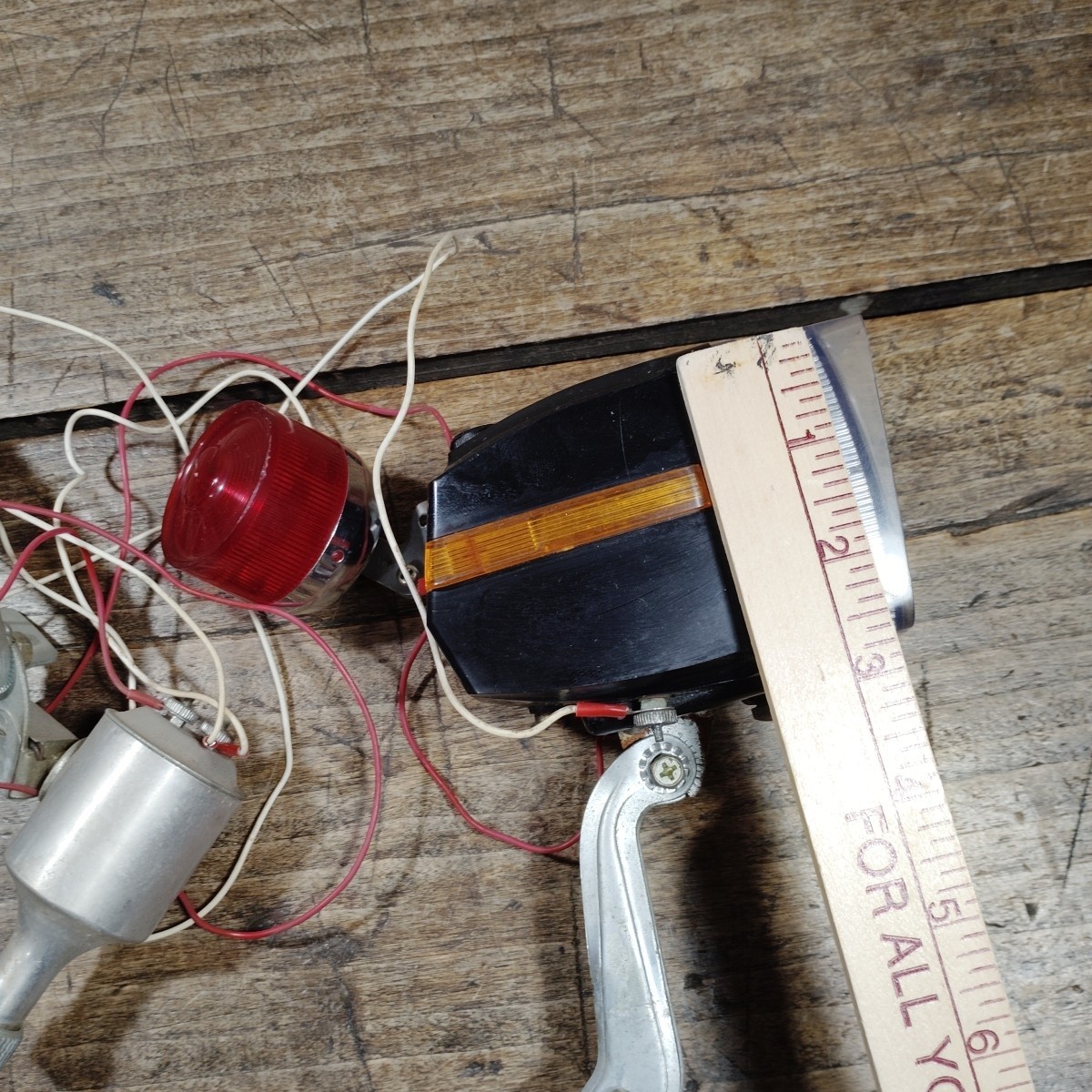 Vintage Head Light Set Bicycle Wiring