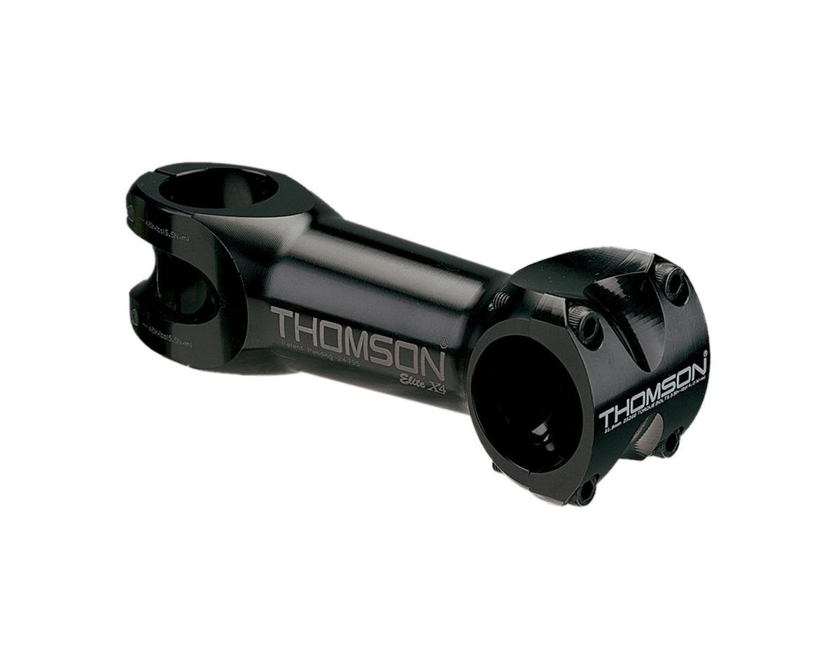 Thomson Elite X4 Mountain Stem – 70mm 31.8 Clamp +/-0, 1 1/8″ Aluminum Black