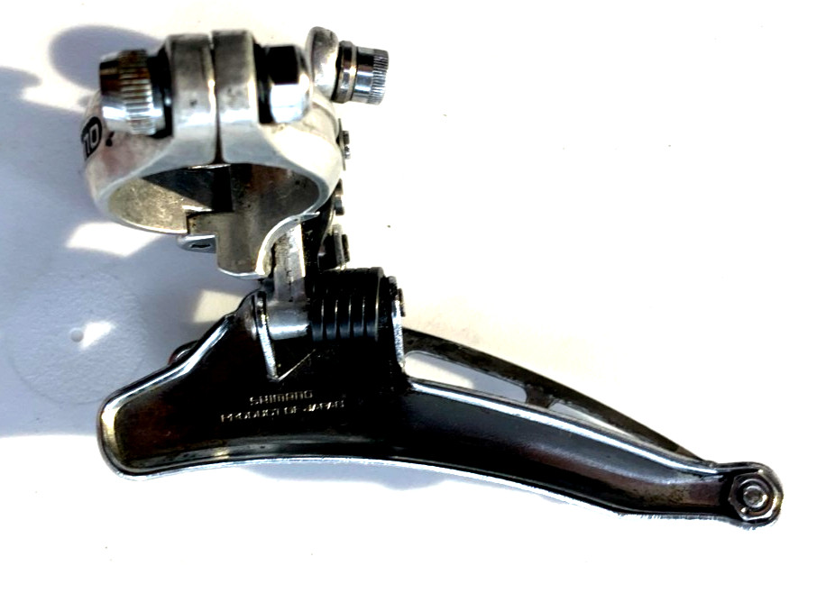 Vintage SHIMANO 600 Arabesque Double Front Derailleur 28.6 Clamp On Japan