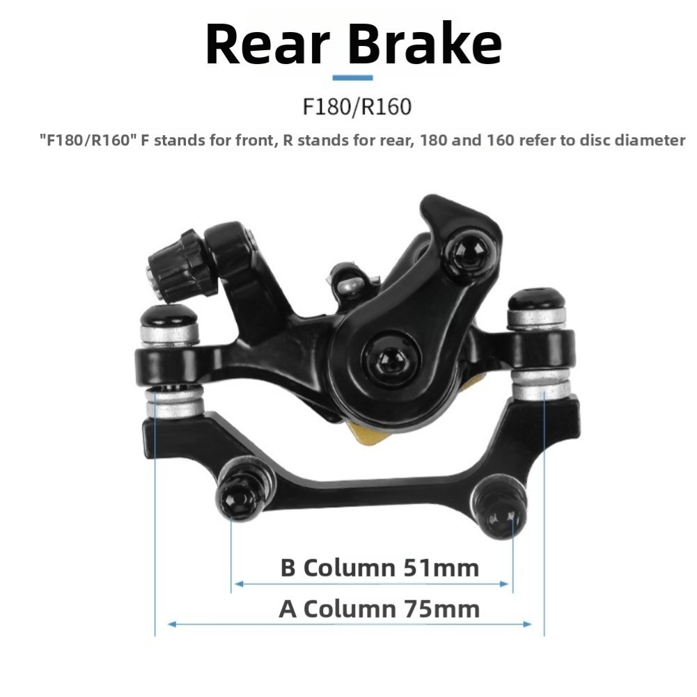 Disc Brake Kit with 3.0mm Open Gear Setup for Fast Mounting on E-Bikes and MTBs