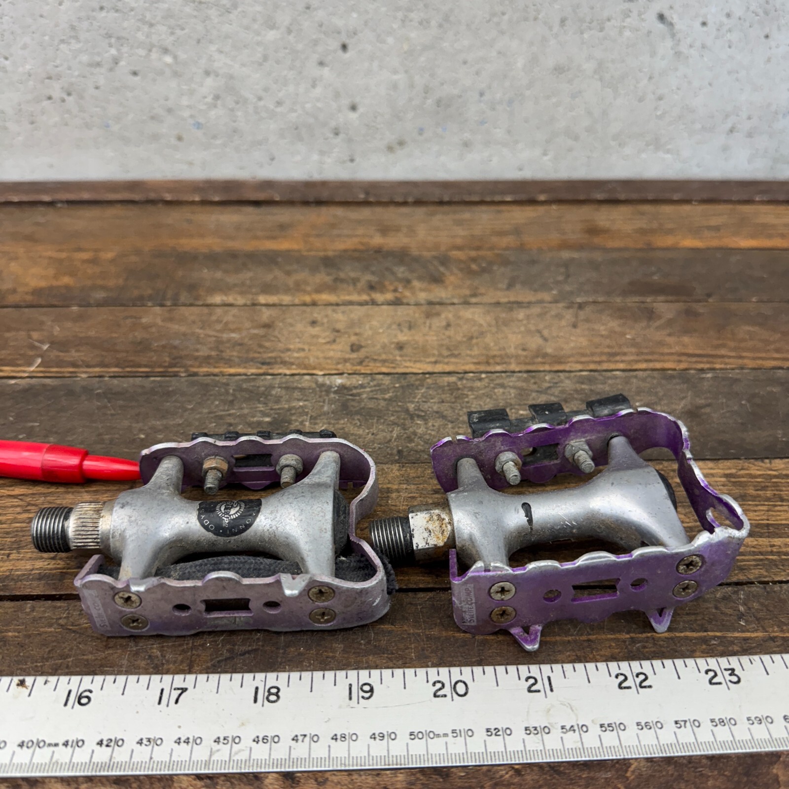 Vintage Odyssey Svelte Compe Pedals Purple MTB 1990s 90s Bike MTB 3D Violet