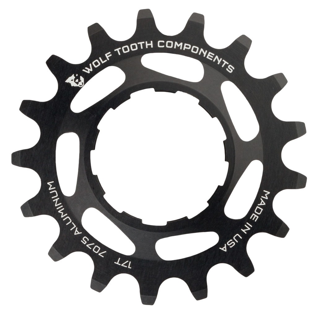 Aluminum Single Speed Cog – Wolf Tooth Single Speed Aluminum Cog – 17t,