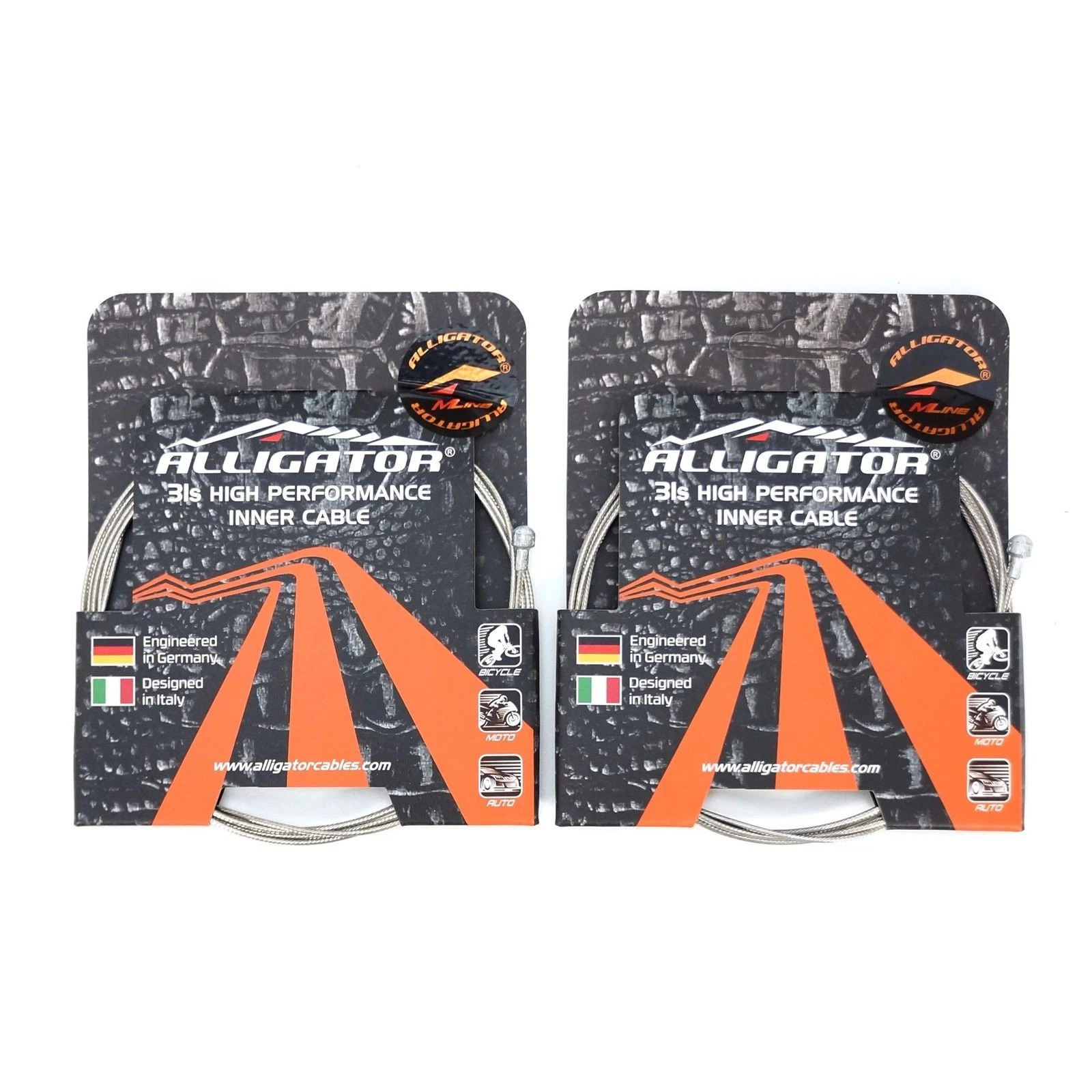 Alligator Superior Shine Shift or Brake Cable Slick Stainless fit Shimano Sram