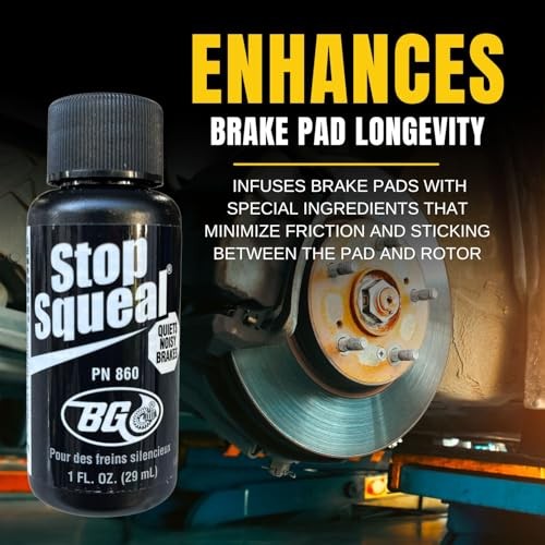 BG Stop Squeal Brake Noise Eliminator PN 860 – 1 fl. oz. 3 Bottles