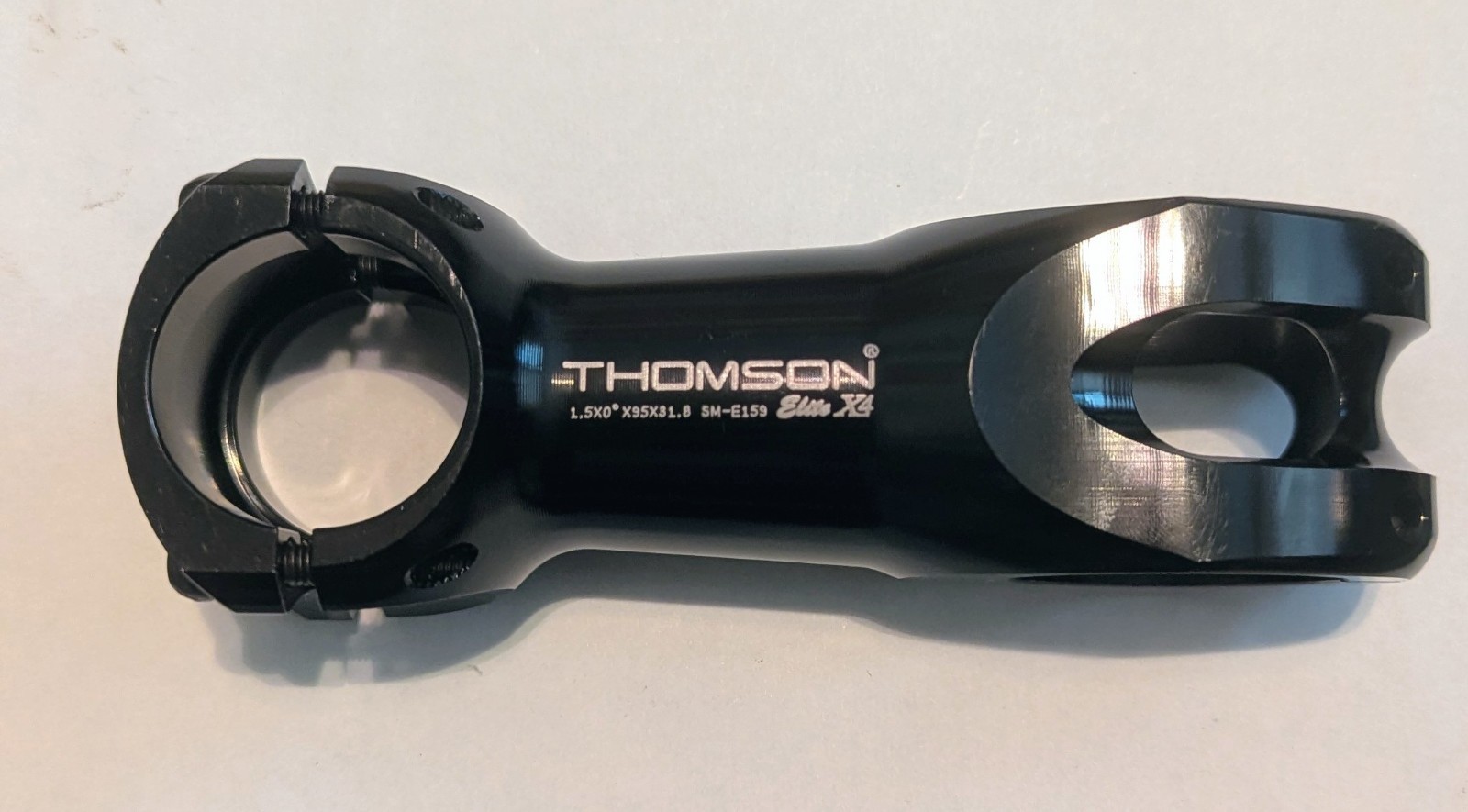Thomson Elite X4 Threadless Stem 1.5in Steerer 31.8mm Clamp 95mm Black