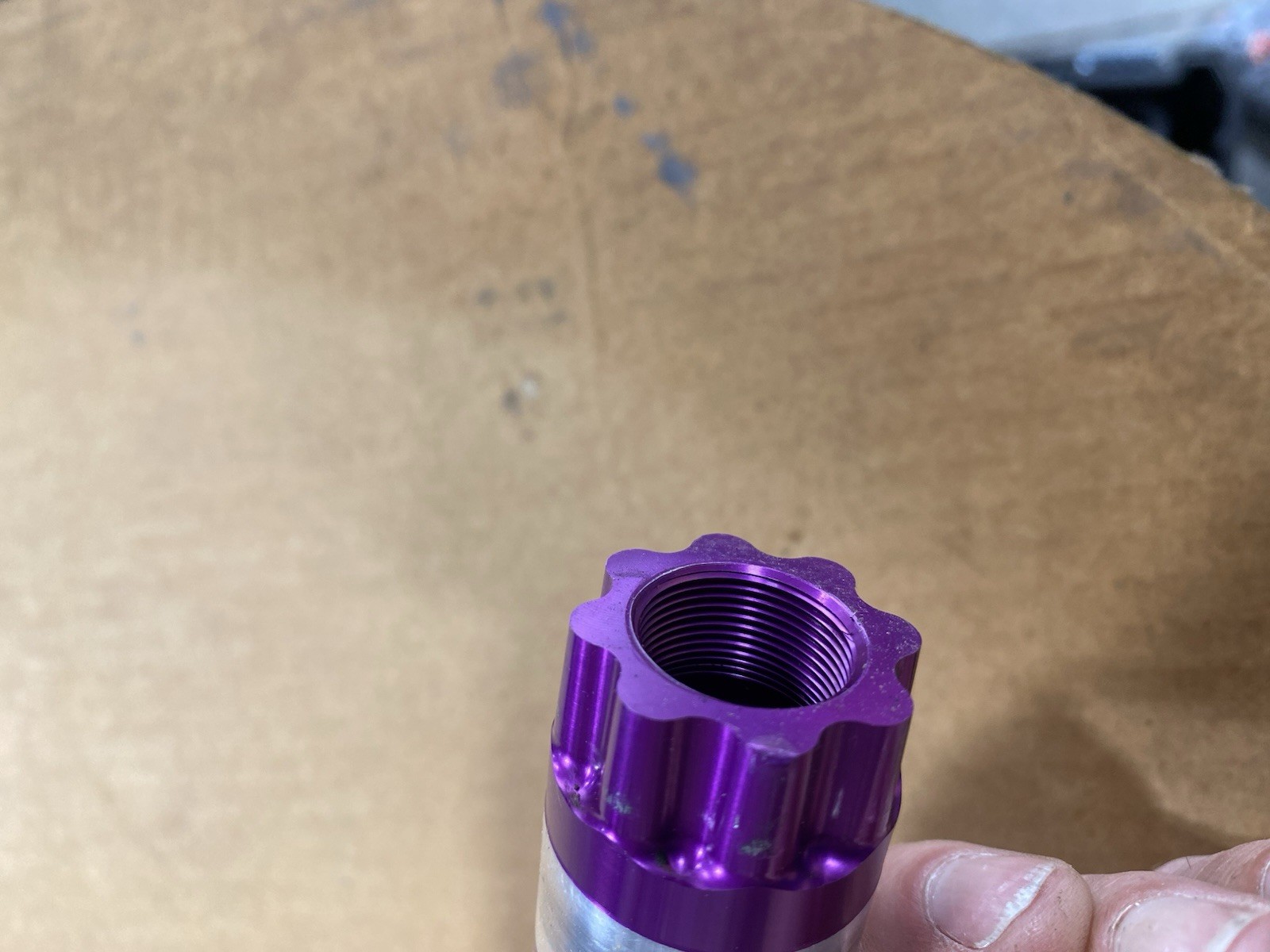PURPLE Cannondale Si 119mm Crank Spindle for Si