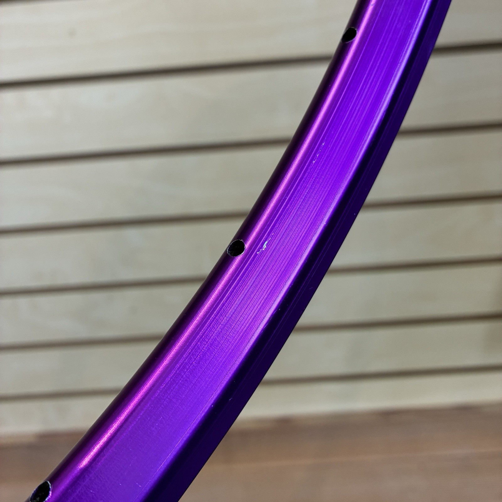 EXCELLENT! Vintage Velocity Aero Rim 3DV Purple 28H 26” Clincher Australia RARE!