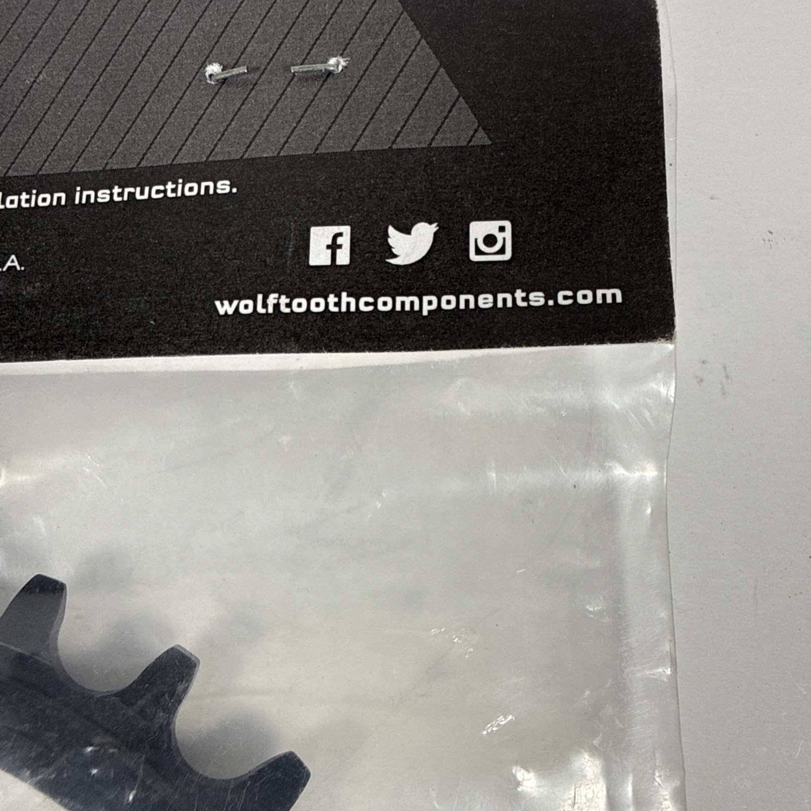 Wolf Tooth Direct Mount Chainring Drop Stop 30t PowerTrac Direct Mount BST SDM