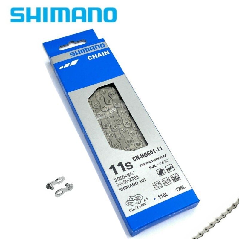 Shimano CN-HG601 11 Speed Bike Chain 116 Links Silver For Dura-Ace/XTR Road Bike