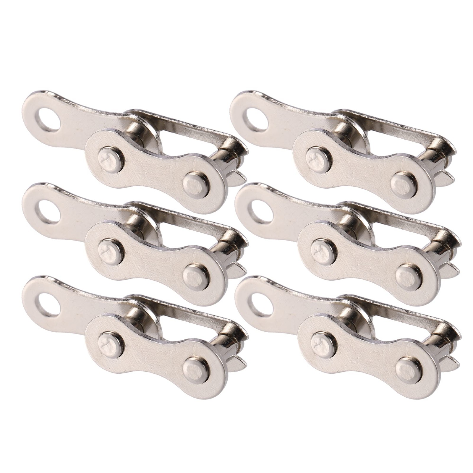 12 Pcs Single Speed Silver Tone Chain Master Link Bike Repair Connector