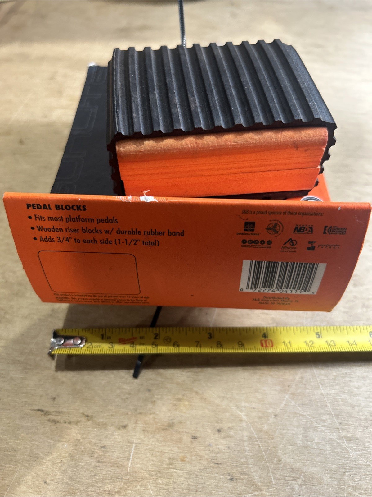Sunlite Adult or Child Bicycle Pedal Blocks adds 1.5in