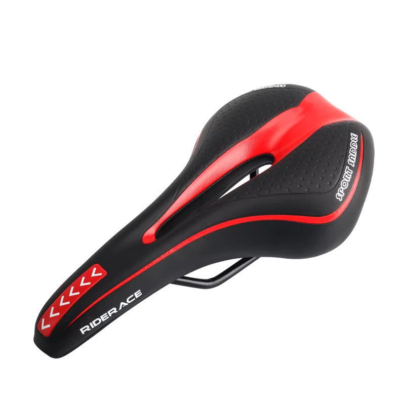 Silicone Bike Saddle Cushion PU Leather Gel Filled, Shockproof Comfort for Cycli