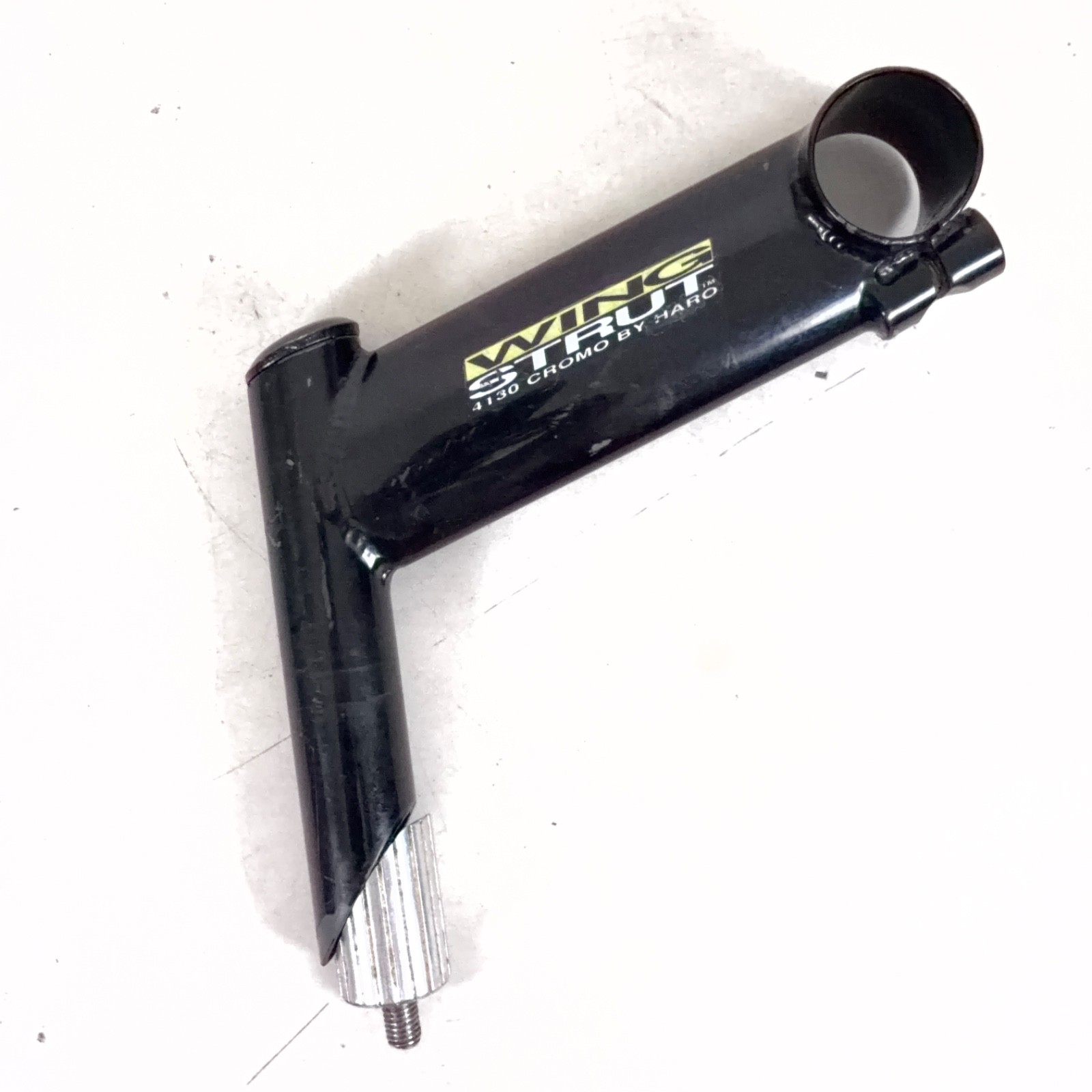 Haro Wing Strut Quill Stem 31.8mm Bar Clamp, 1-1/8 ST Chromoly, 130mm Reach
