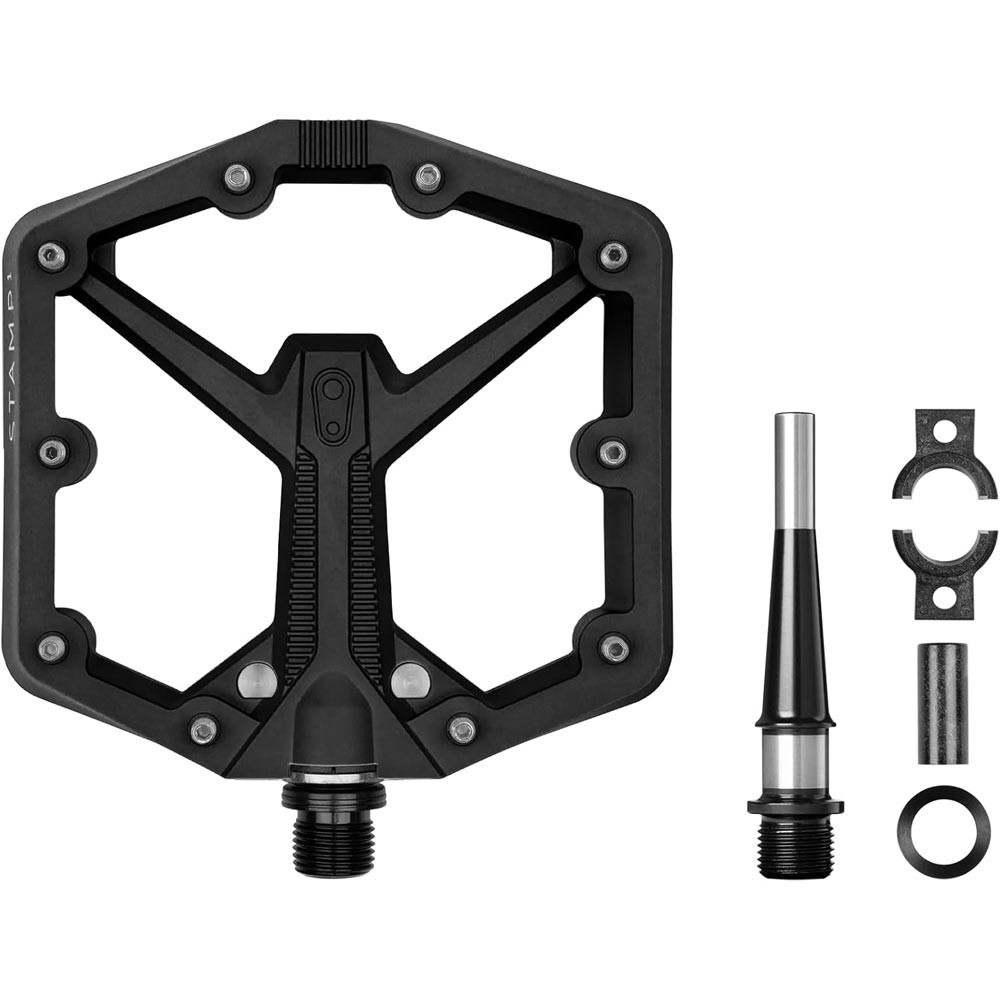 Crank Brothers Stamp 1 Gen 2 Composite Platform Pedals Large Black