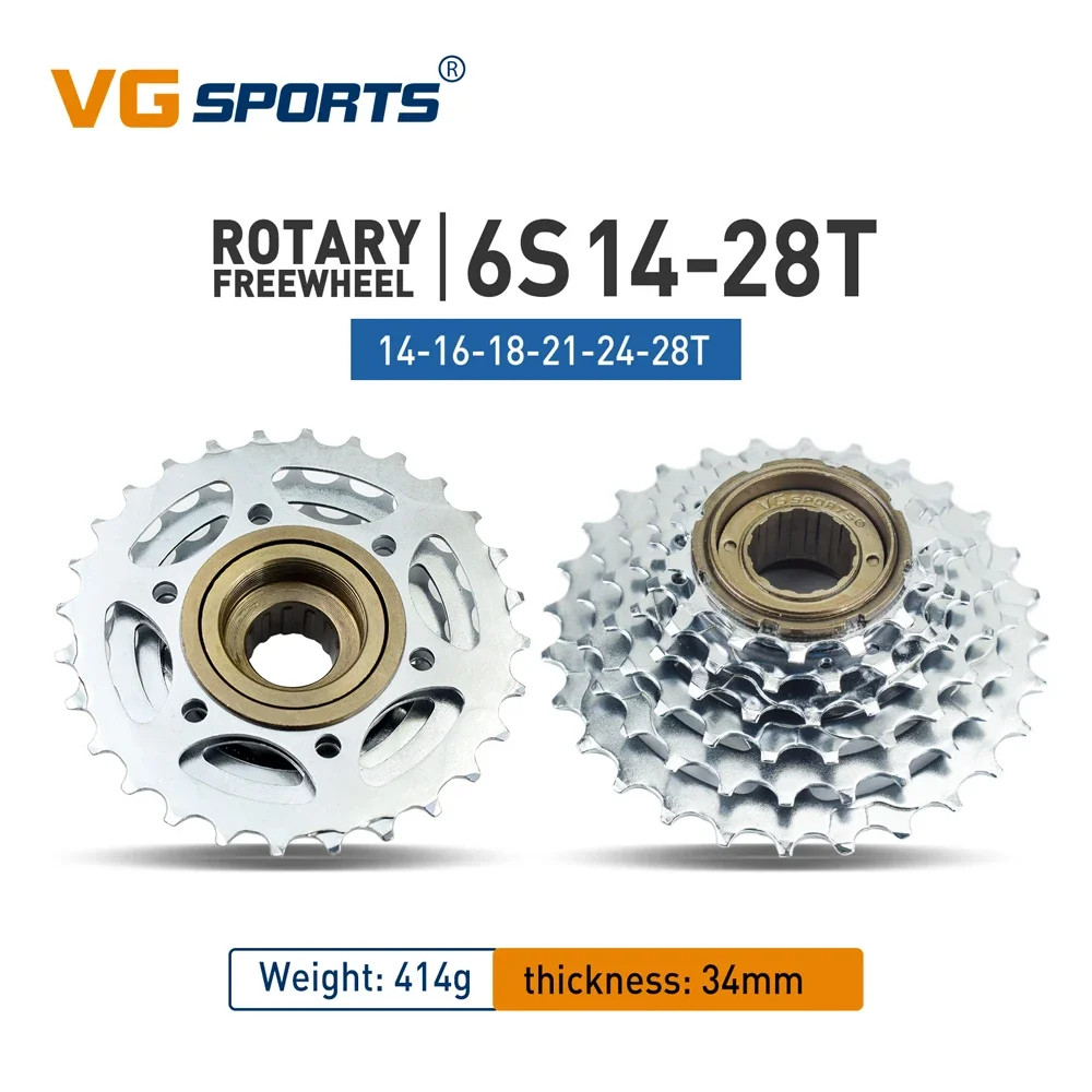 Vg Sports Bicycle Spinning Flywheel 5/6/7/8/9/10/11 Speed Bicycle Threaded Freew