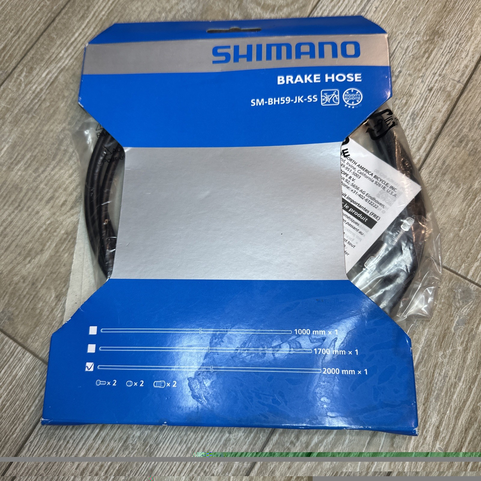 Shimano BH59-JK-SS (2000mm) Disc Brake Hose Kit Black – New