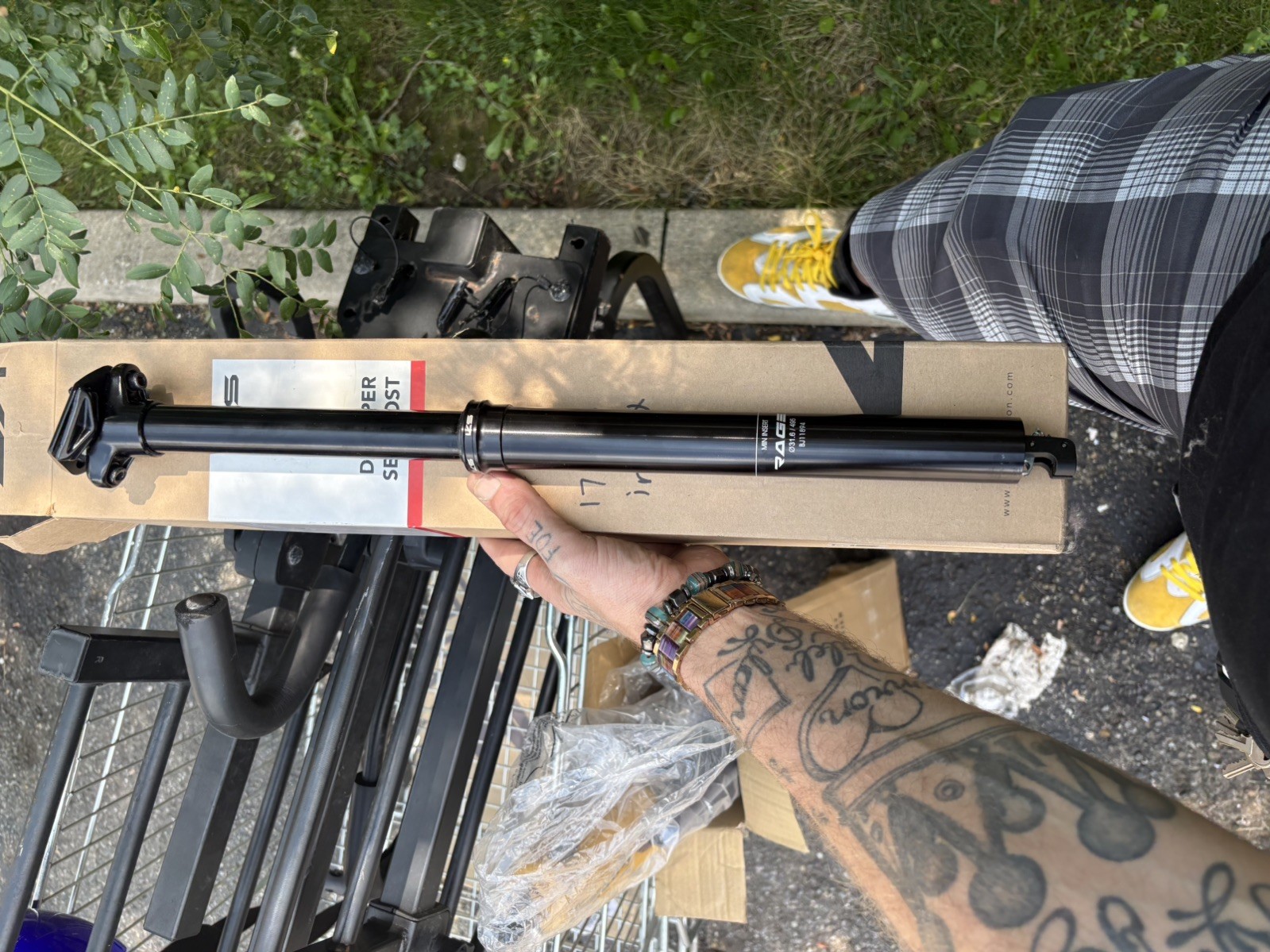 Kind Shock KS Rage-i 100mm Dropper Seatpost Ragei 31.6 x 342mm & Remote