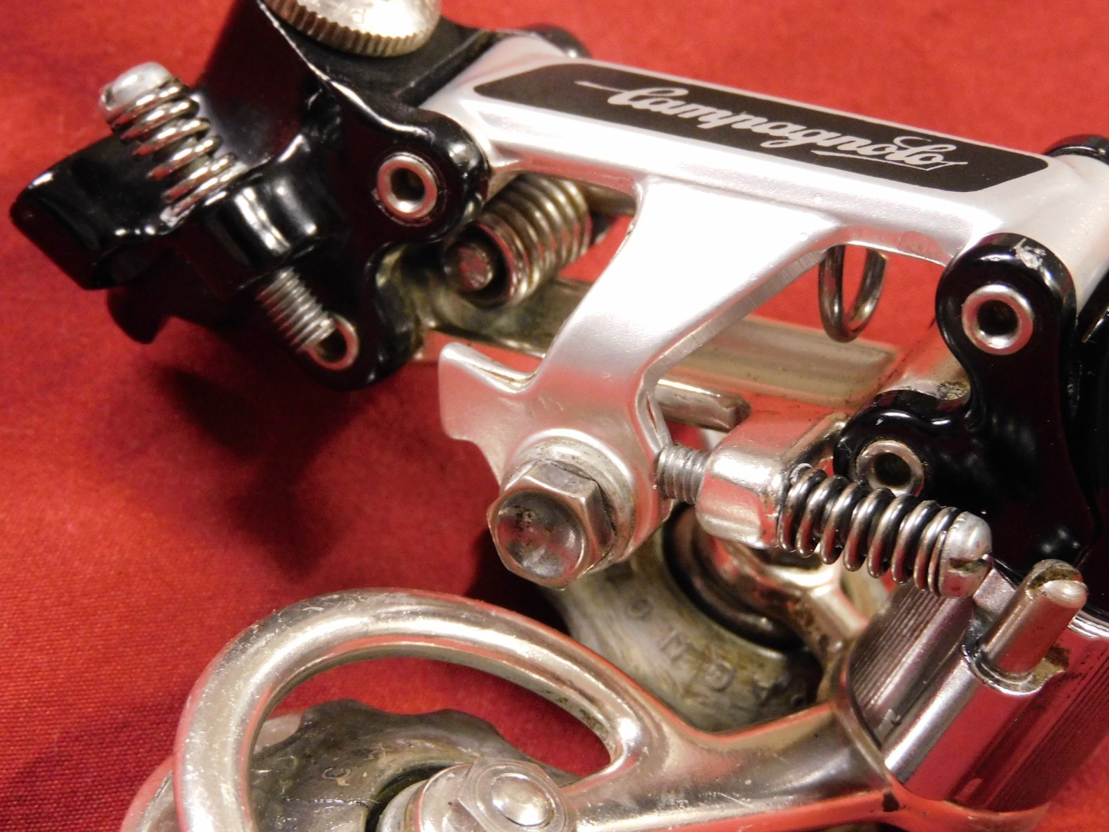 Vintage Pat. 81 Campagnolo 4001 Super Record Rear Derailleur w/ Titanium Bolts