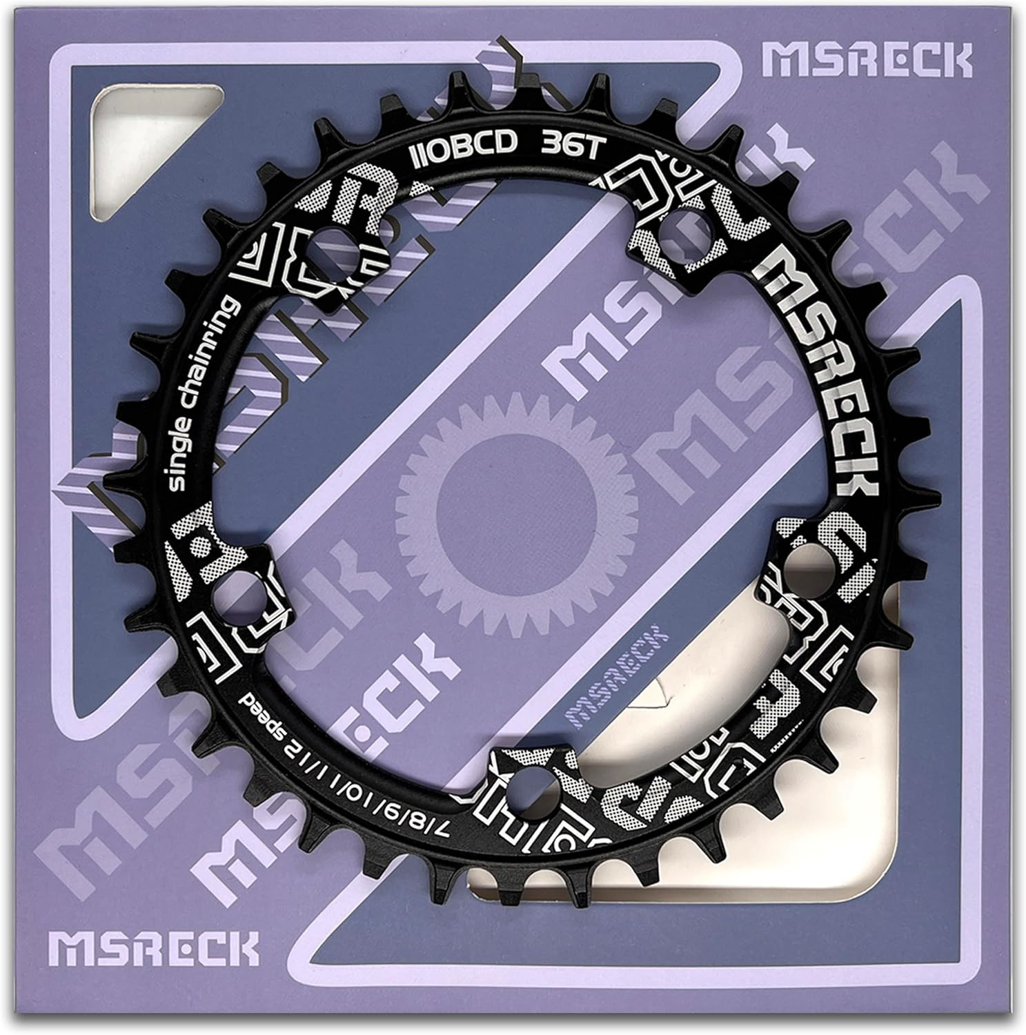 110 BCD Narrow Wide Chainring 36T 38T 40T 42T 44T 46T 48T 50T 52T for 7 to 12 Sp