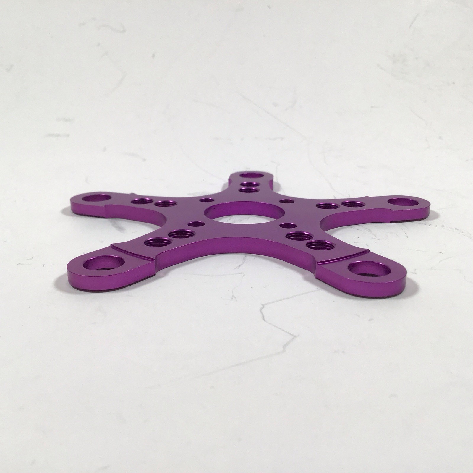 Adventure Components AC Crank Spider 5-Bolt 74/110mm 3DV Purple NOS Vintage MTB