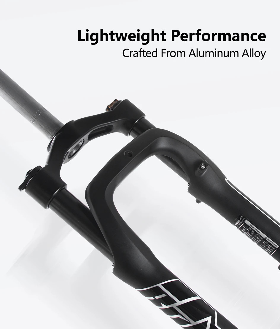 Snow Bike Fork 100/110mm Stroke 20 26 Inch Fat Tire Spring Mechanical Air Fork