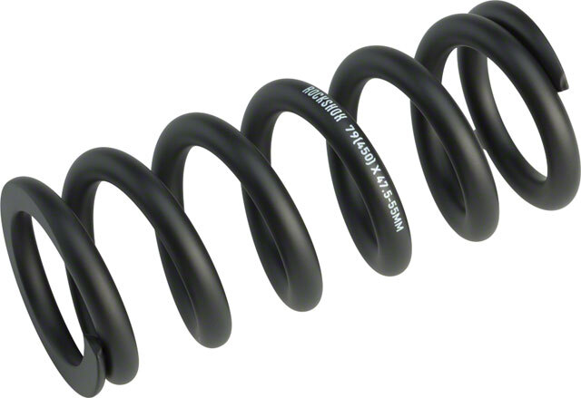 RockShox Metric Coil Spring – Length 134mm, Travel 47.5-55mm, 450 lbs, Black