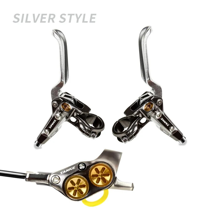 4 Pistons Mountain Road Bike Hydraulic Disc Brake 900/1700mm Oil Pressure Brake