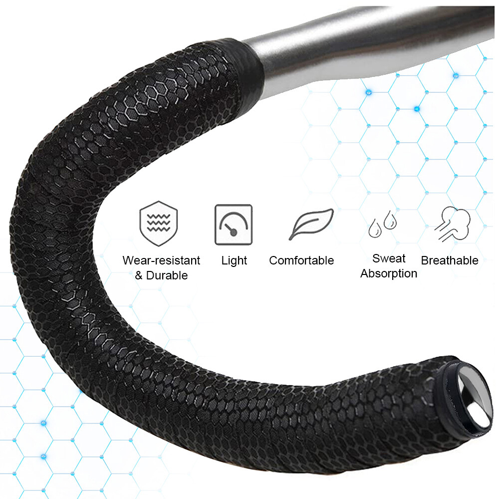 2PCS Bike Handlebar Tape Road Bicycle Cycling Non-slip Handle Wrap Outdoor Sport