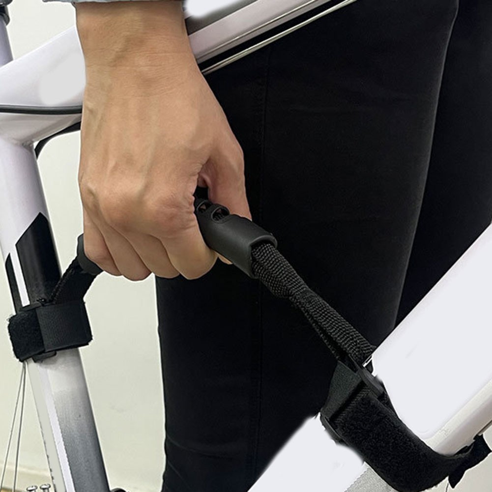 Flexible Bicycle Carry Handle for Quick and Secure Attachment to Any Frame