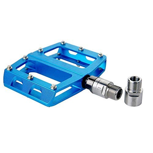 Bike Pedal Extenders 20mm Chrome-Molybdenum Steel 9/16 Threaded for SPD MTB BMX