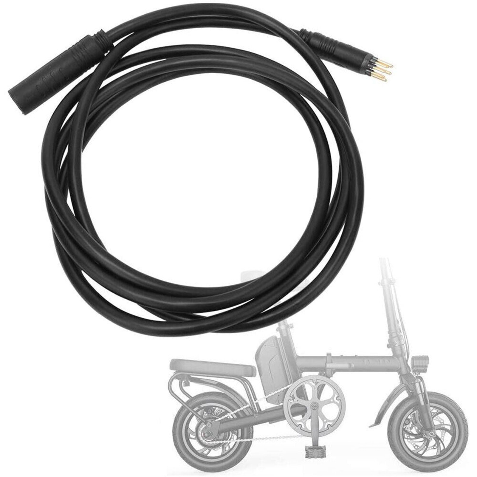 9 Pin Ebike Motor Extension Cable Waterproof Extension Cable For Electric Bikes