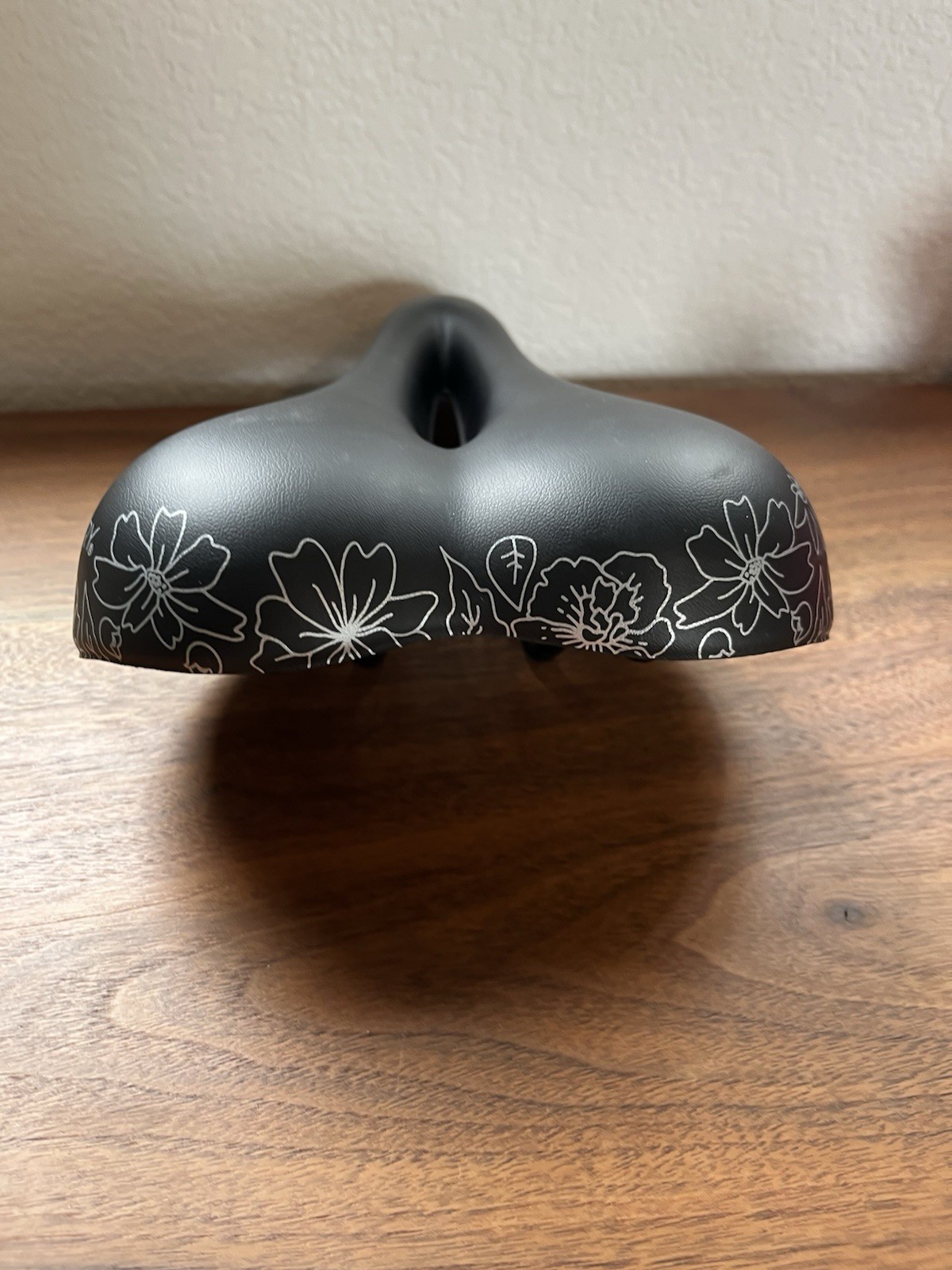 Terry Women’s Cite X Gel Biking Saddle Black with Flower Print