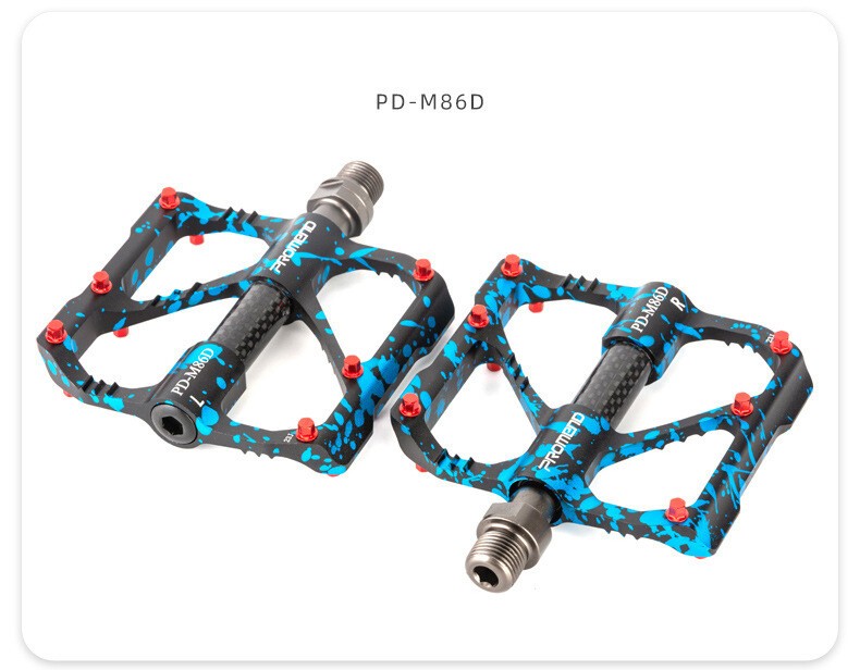 PROMEND Bicycle Riding Pedal Carbon Tube Sanpelin Colorful MTB Bicycle Pedal