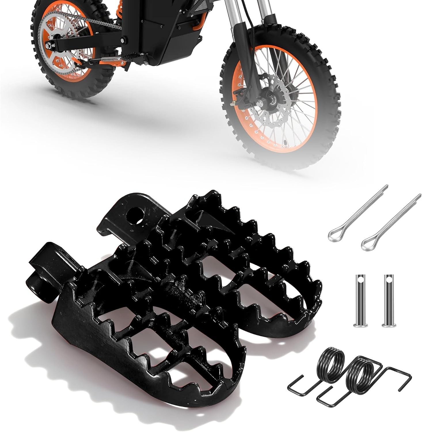 Dirt Bike Foot Pegs for Tuttio Soleil01, Aluminum E-bike Pedals for Coleman M…