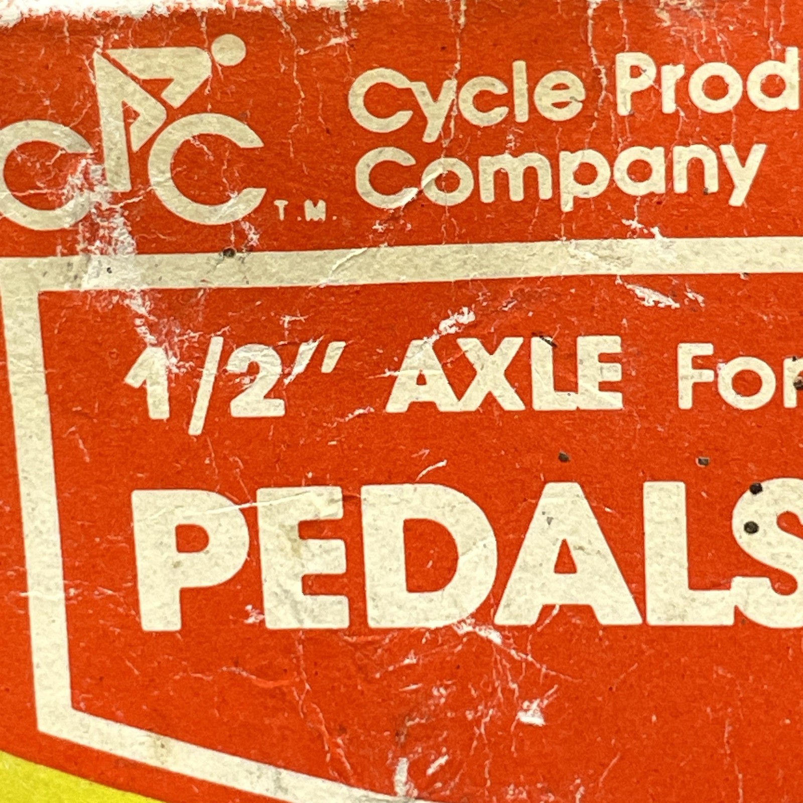 Vintage Bicycle Pedals NOS 1/2″ Axle Block Pair Reflectors Cruiser Muscle 461