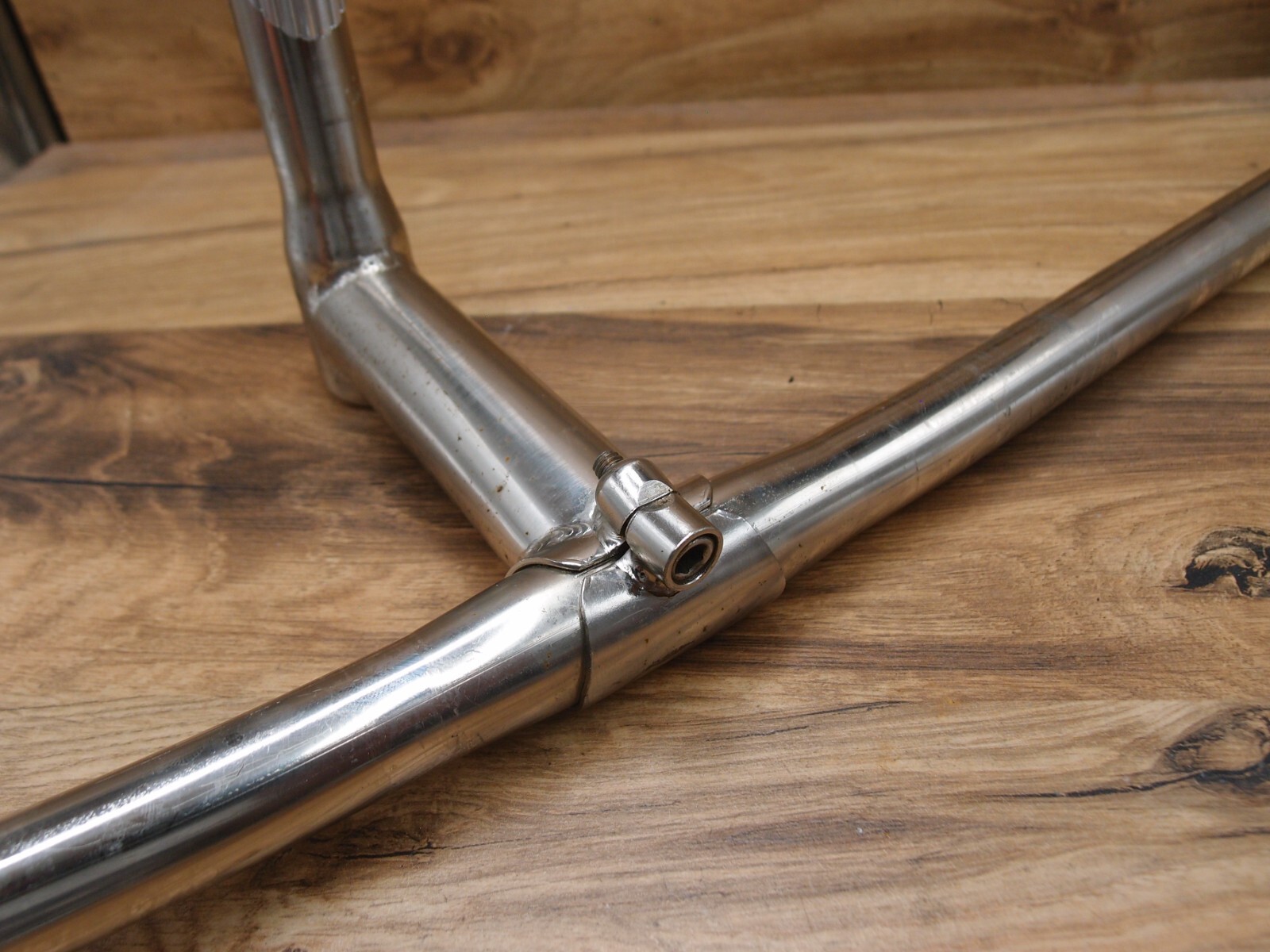 1990’s flat handlebar WH steel +steel CRMO quill stem 25.4 mm