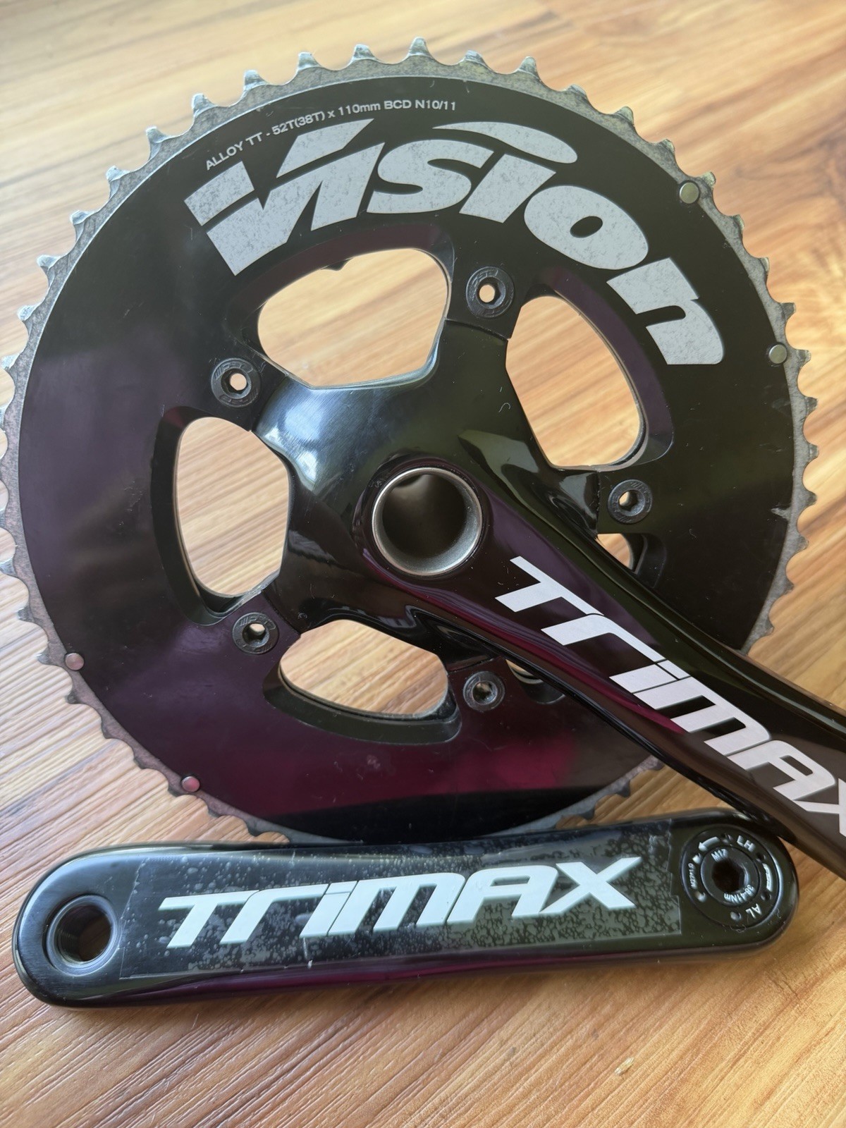 FSA Vision Trimax 172.5mm Alloy 52/36t Crank 24mm MegaExo Spindle