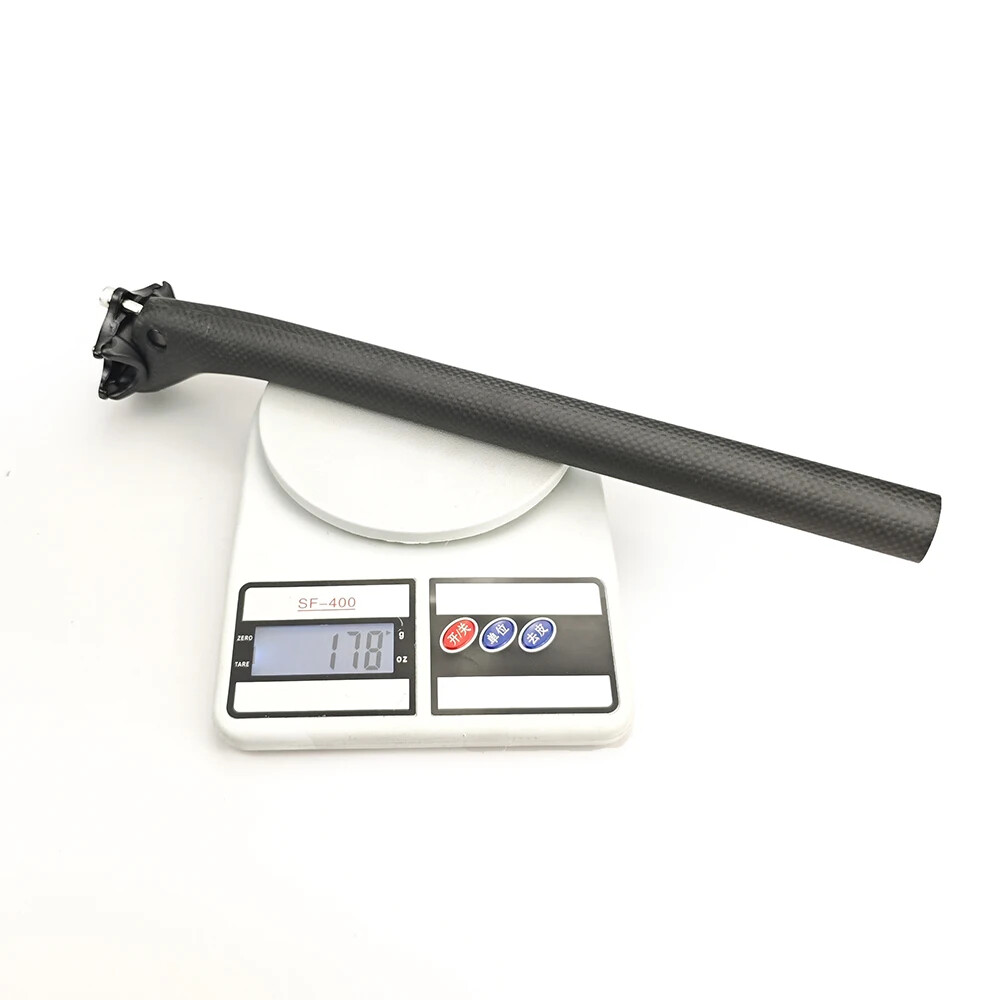 Full Carbon Fiber Bicycle Seatpost Road Bike Seat Tube 25.4/27.2/30.8/31.6mm