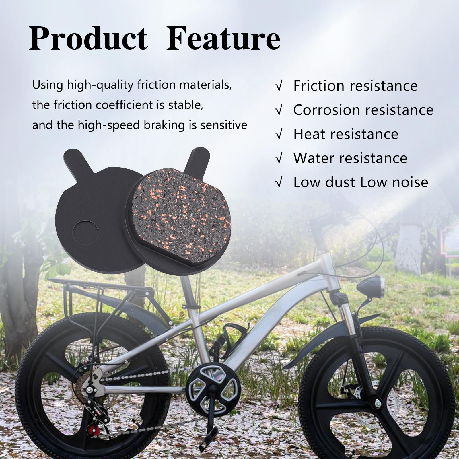 Bicycle Disc Brake Pad for Zoom DB280 DB350 DB450 DB550 Alongha SNG Mechanica…