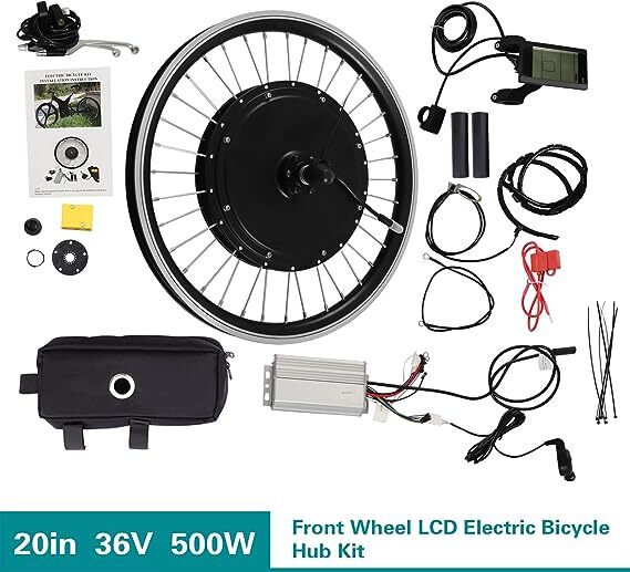 500W 36V Electric Bicycle Motor Conversion Kit Front Wheel E bike Hub Motor Kit~