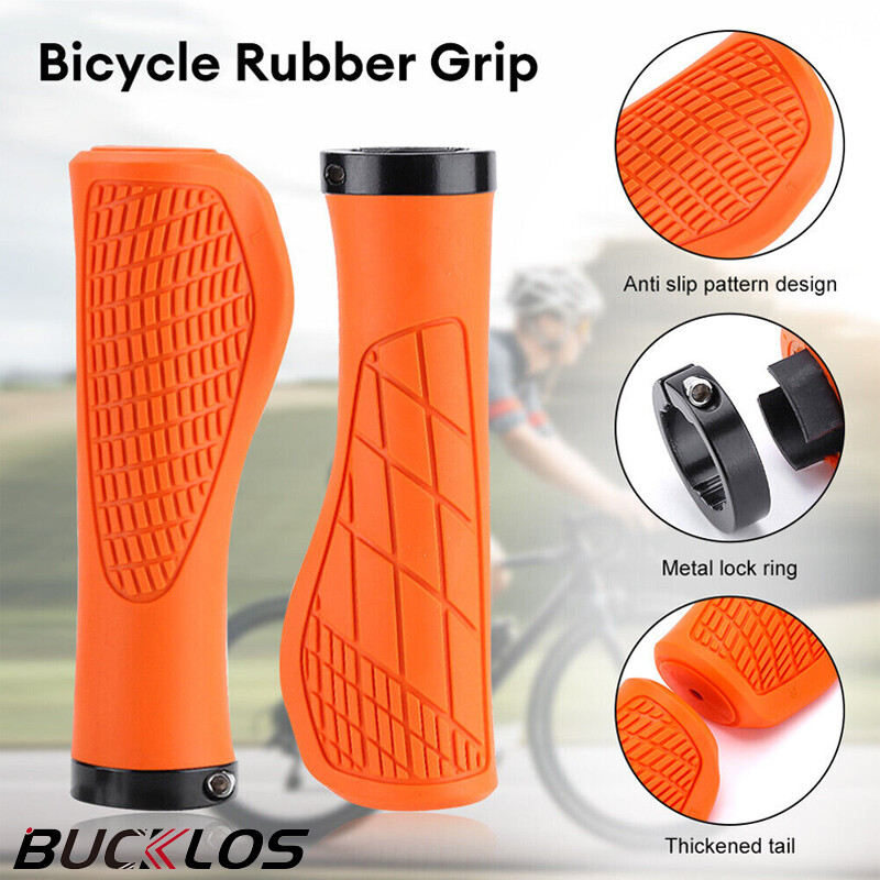 Bike Grips Silicone Mountain Bicycle MTB Handlebar Ergonomic Cycling Lock 22.2mm
