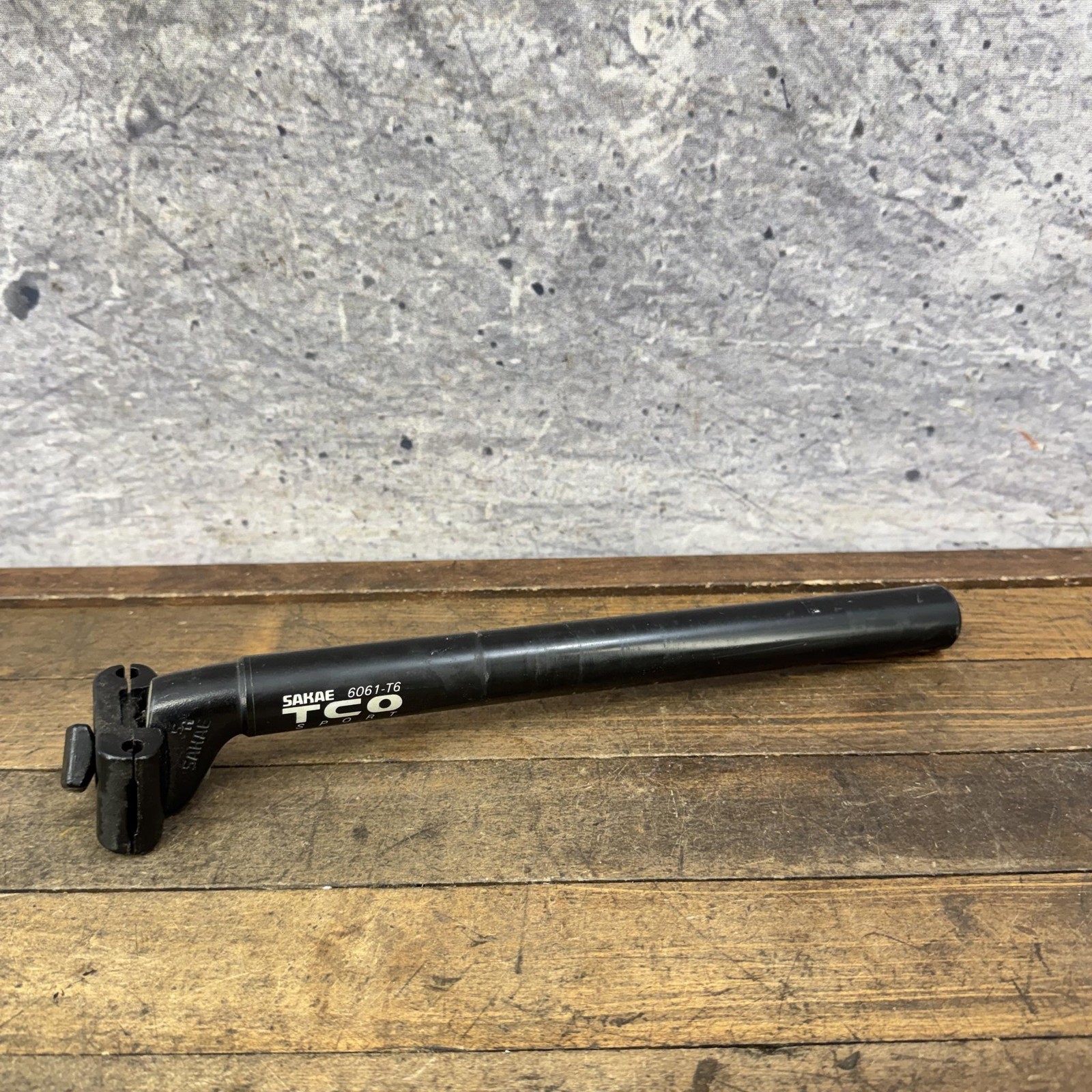 Vintage Sakae TCO Sport Seatpost 26.8 mm Black Alloy Tall Cool One MTB Bike 90s