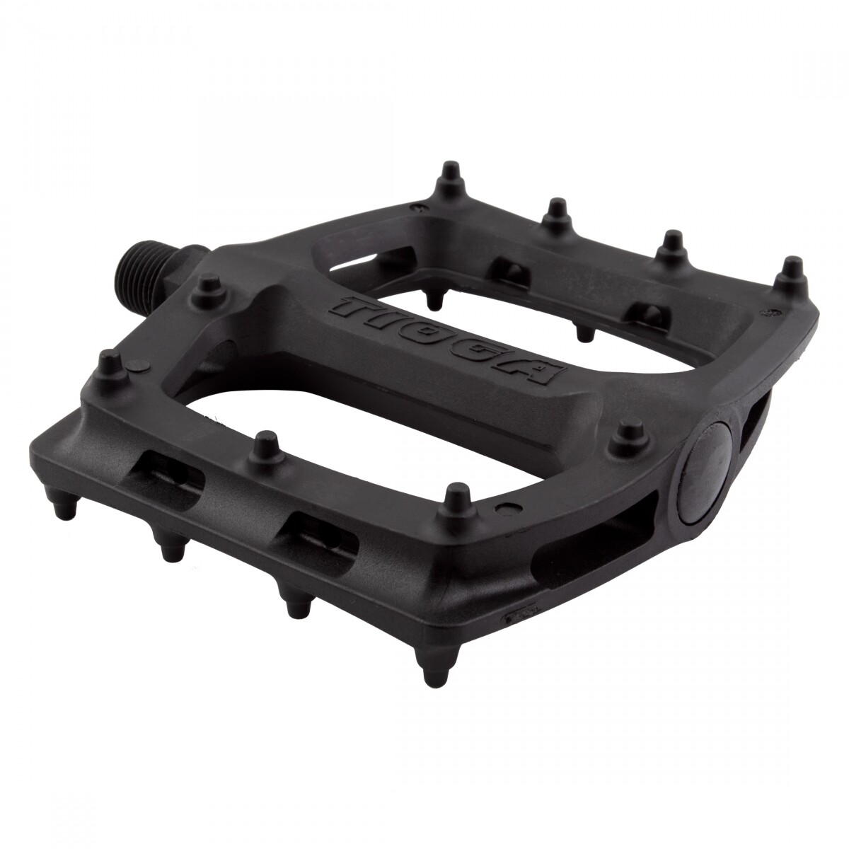 Tioga Surefoot Slim Pedals 9/16″ Chromoly Axle Dual Concave Composite Body Black