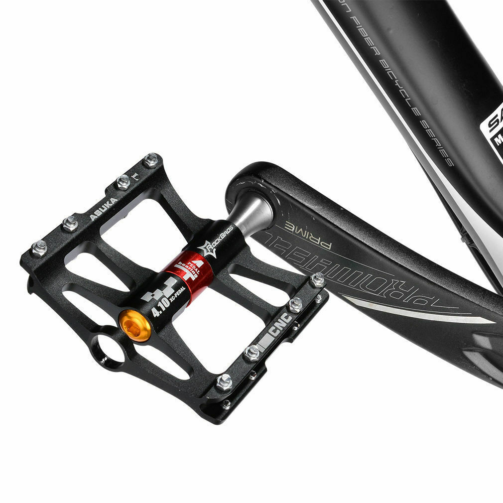 ROCKBROS Bicycle 4 Sealed Bearings Pedals Bike Aluminum alloy Pedels 9/16″ 2Pcs
