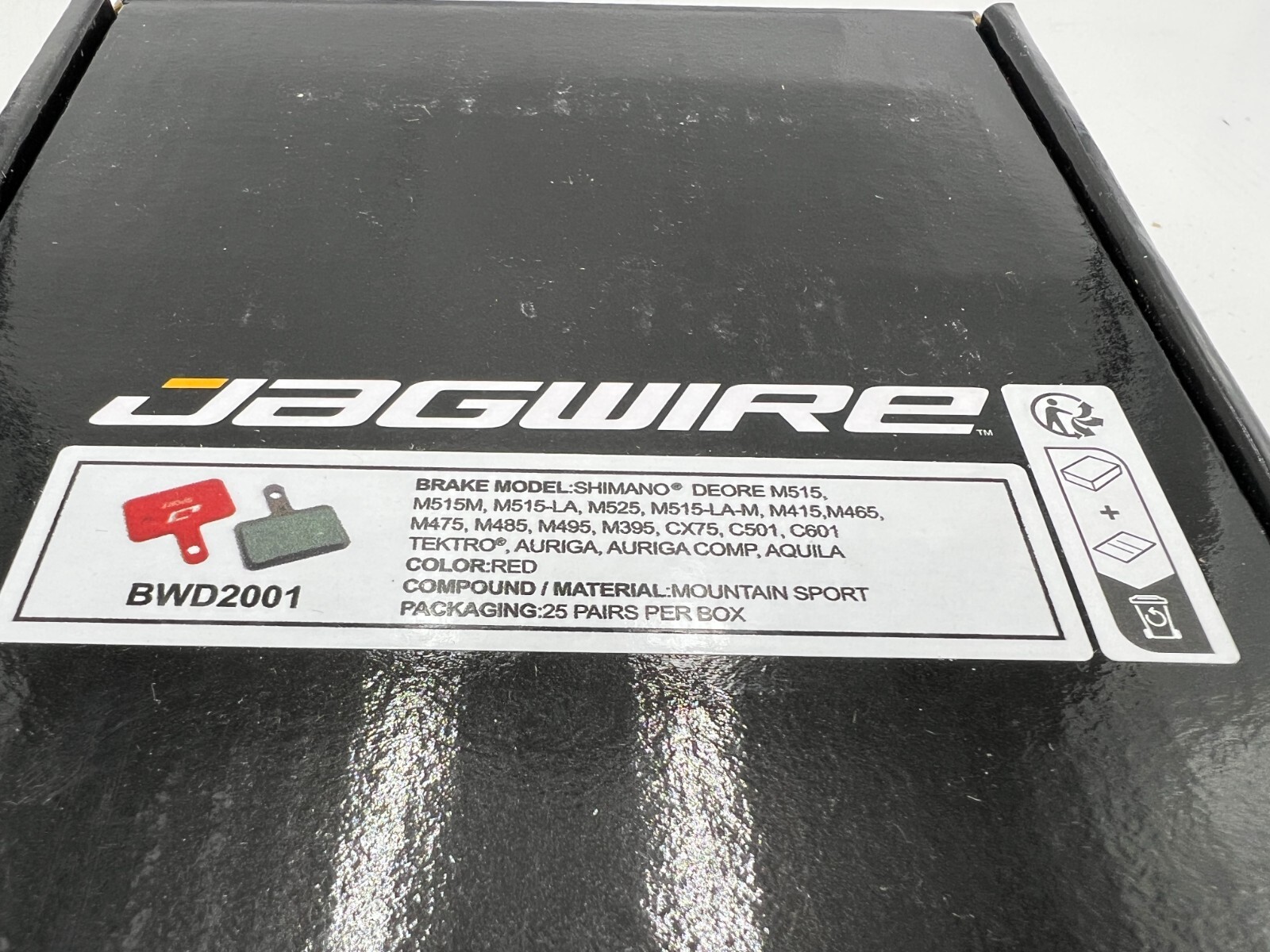 (QTY 50) Jagwire BWD2001 Sport Semi-Metallic Disc Brake Pad For Acera M3050 M515