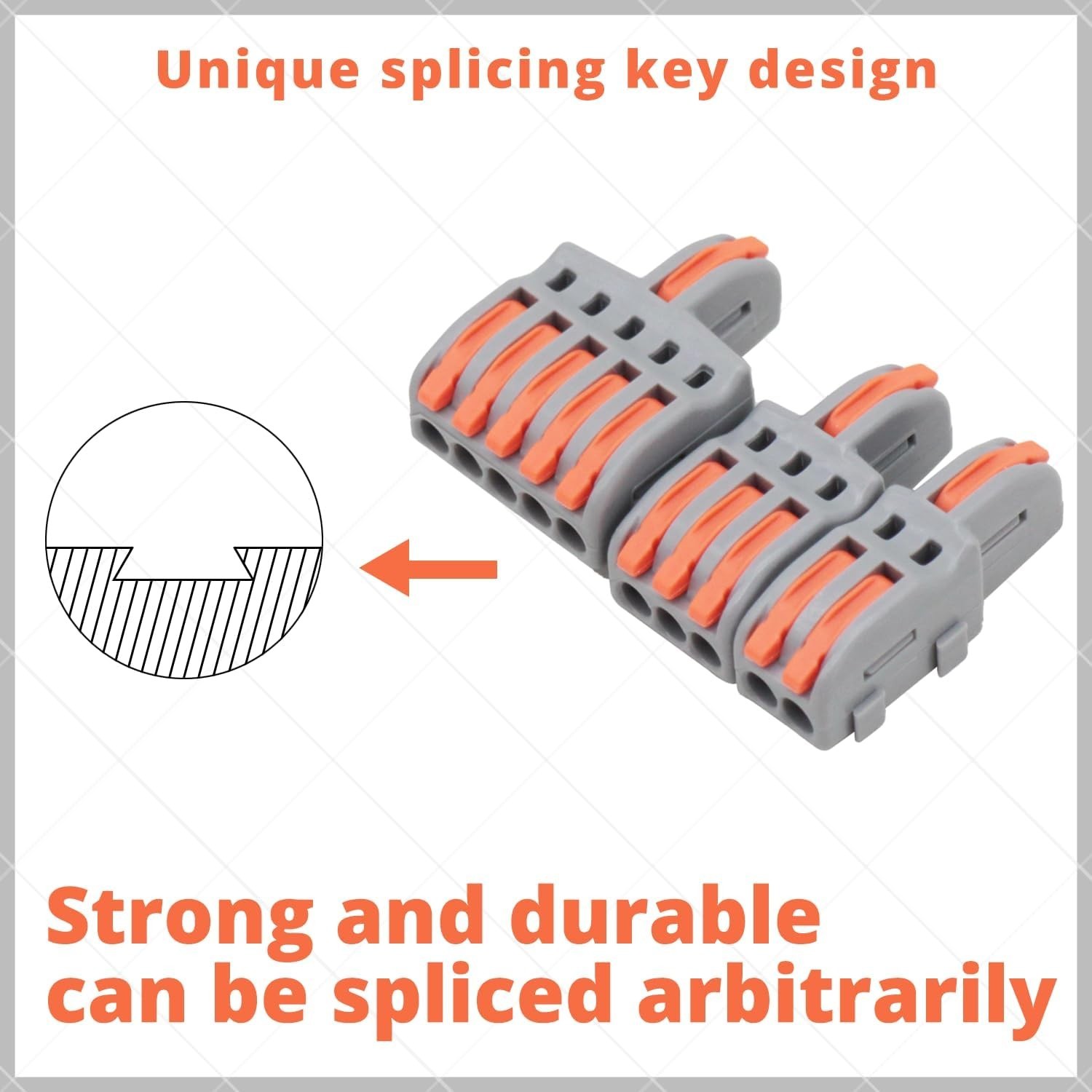 72 Pcs Lever Nut WireConnectors 1 in 1,2,3,4,5 Out Compact Lever Splicing Wir…
