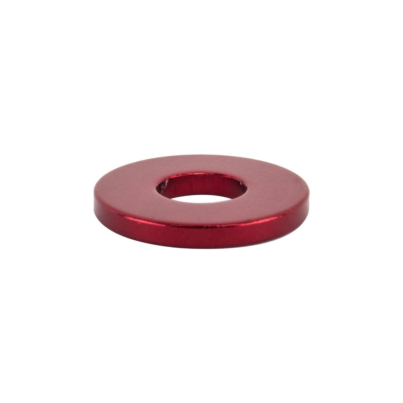 SE RACING HUB AXLE WASHERS 10.2x25x2.3mm 3/8″ AXLES PAIR ALLOY RED
