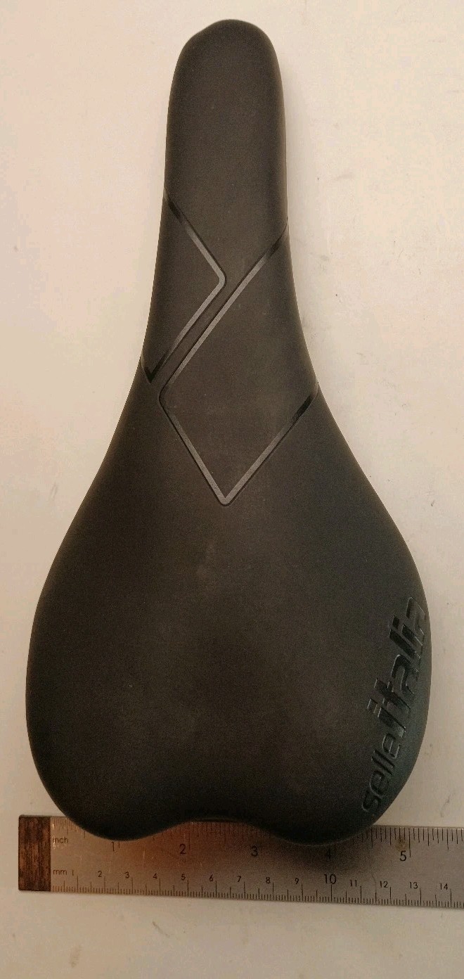 Black Selle Italia SLS 270mm X 130mm FEC Alloy Rail Saddle