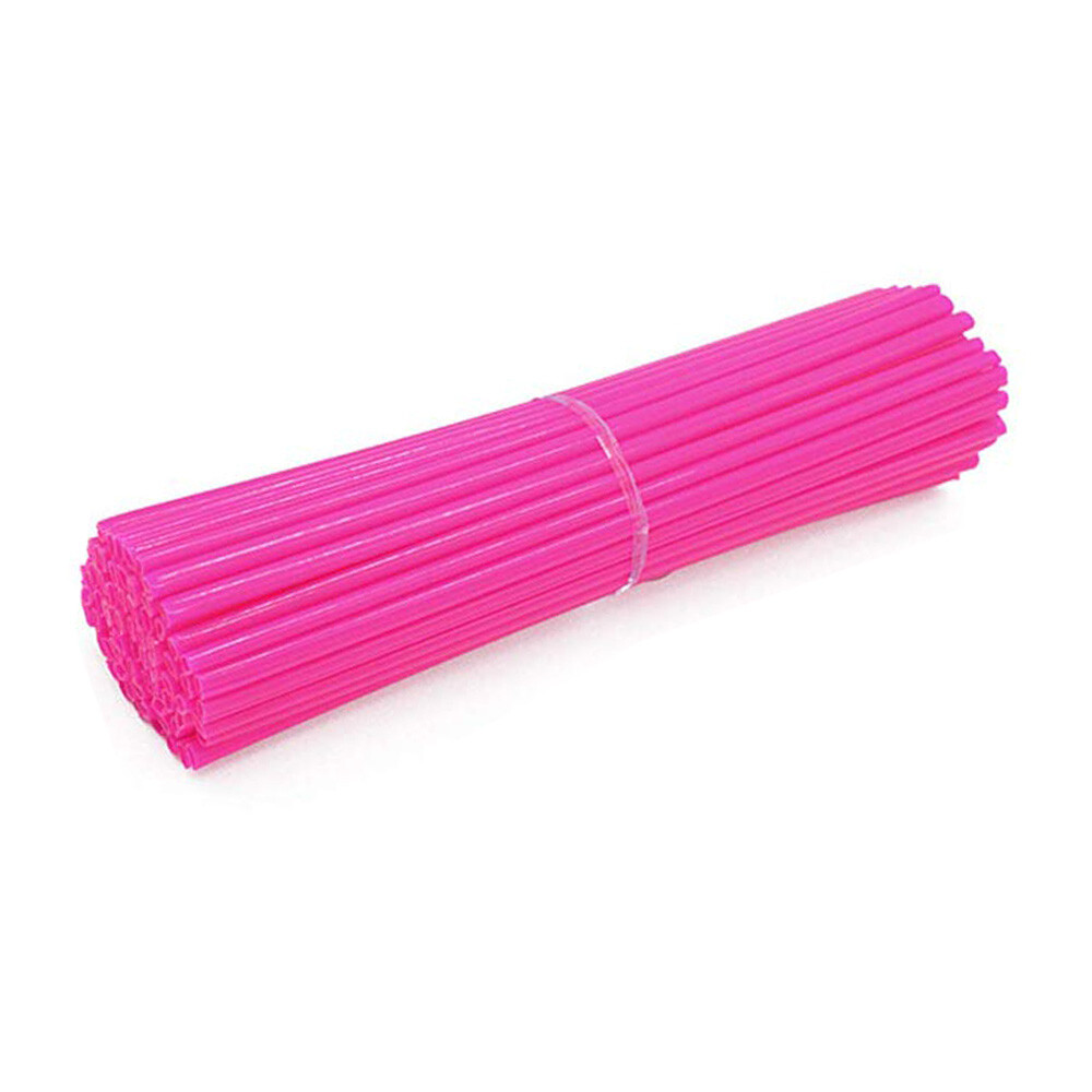 72PCS Motorcycle Dirt Bike Spoke Skins Covers Wraps Wheel Rim Guard Protector US
