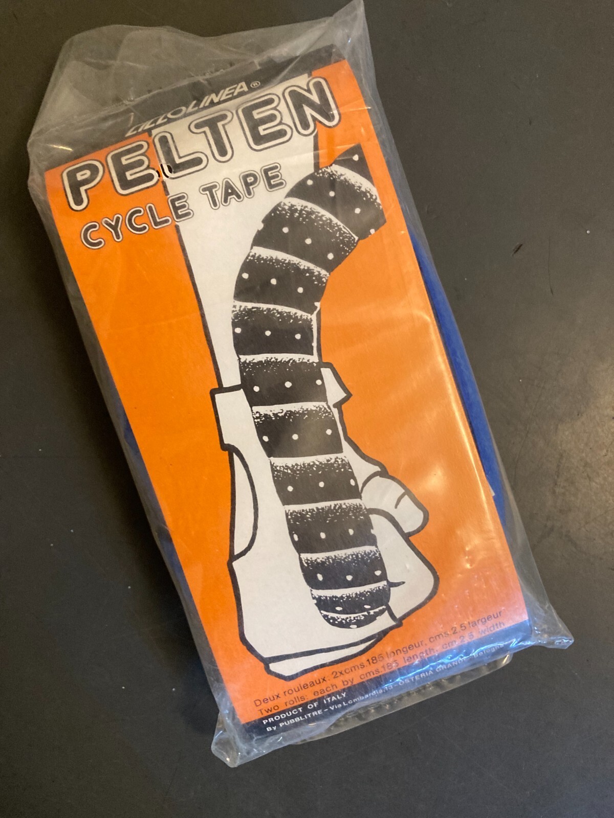 Vintage Ciclolinea Pelten Cycle Bicycle Bar Tape Blue